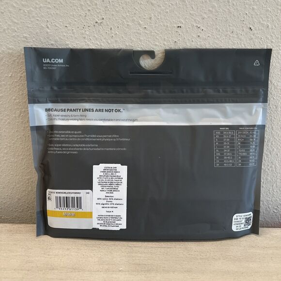 Under Armour Womens Sz M Pure Stretch (3 Pack) Hipster Briefs Underwear - Beige - Picture 2 of 5